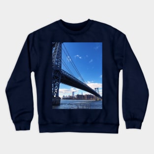 Williamsburg Bridge Brooklyn Skyline Crewneck Sweatshirt